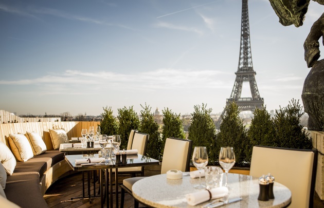 Dinner with a view! Monsieur Bleu, Paris